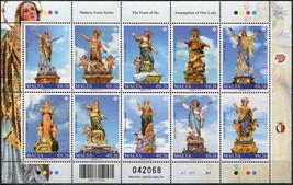 Malta 2017. Celebrating the Feast of The Assumption of Our Lady (MNH OG) M/S - £6.05 GBP