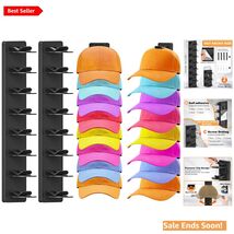 2 Pack Wall Mounted Hat Organizer – Space Saver with Durable Adhesive an... - $21.73