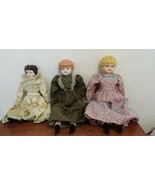 China head dolls OLD 15&quot; 14.5&quot; 12&quot; with china hands feet - $86.43 CAD