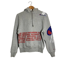 Boy's Champion Super Fleece 2.0 Behind the Label Sweatshirt Hoodie Gray Size S - $37.39