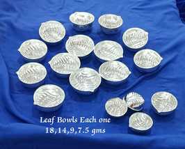 BIS HALLMARKED 925 Silver Leaf Bowl - pure silver gift items - Return Gifts  - £19.92 GBP+