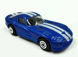 Maisto Viper Striped Blue Shimmer Glitter Car Vehicle Model Toy - £13.76 GBP