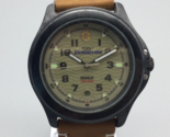 Timex Expedition Watch Men 41mm Indiglo 50M Black Green Dial 2015 New Ba... - $29.69