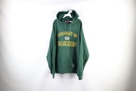 Vintage 90s Reebok Mens XL Faded Spell Out Baggy Fit Green Bay Packers Hoodie - £55.15 GBP