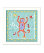 Beetle and Bob Baby Monkey White Framed Print Wall Art - €80,88 EUR