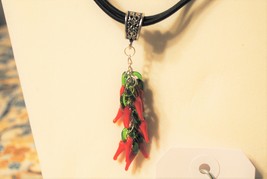 Chili Pepper Necklace and Earring Set - $25.00