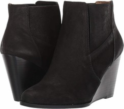 Jessica Simpson Ciandra Leather Wedge Booties, Multiple Sizes Black JS-C... - £71.64 GBP