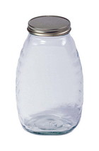 Little Giant Glass Skep Jar Honey Jar With Airtight Lid (32 Ounce, 12 Pack) - £57.84 GBP