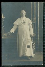 Vintage Catholic Religion RPPC Real Photo Postcard Pope Pius XI Altar Pose - £19.73 GBP