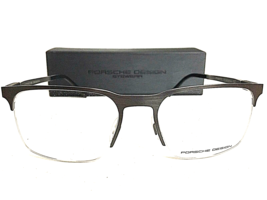 New PORSCHE DESIGN P8277 P 8277 B 54mm Gray Clubmaster Men&#39;s Eyeglasses Frame - £151.86 GBP