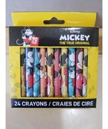 Disney Mickey Mouse 90th Anniversary Collectible 24 pk Crayons  Free Shi... - £7.98 GBP