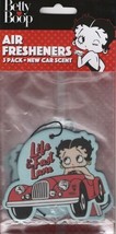 Betty Boop Driving a Car Life In The Fast Lane Air Fresheners 3 Pack NEW... - $8.79