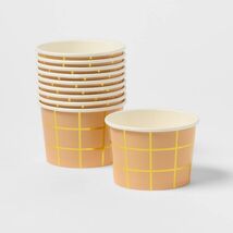 Spritz™ Metallic Treat Cups 10ct Gold Waffle Cone Print Paper Party - $38.57 MXN Spritz™ Metallic Treat Cups 10ct Gold Waffle Cone Print Paper Party - $38.57 MXN