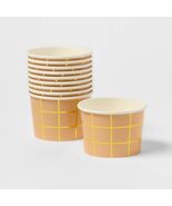 Spritz™ Metallic Treat Cups 10ct Gold Waffle Cone Print Paper Party - $38.57 MXN