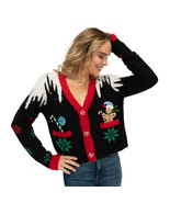 Jollidays Women&#39;s Sweet Gingerbread Ugly Christmas Cardigan, Multicolor ... - $650.77 MXN