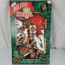 Mr. Christmas Holiday Carousel Six Lighted Musical Horses Play 21 Carols IOB - £95.77 GBP
