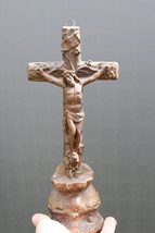 ⭐ Rare antique holy water font ,crucifix - $59.40