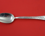 Lap Over Edge Acid Etched By Tiffany Sterling Teaspoon w/ daisies  6&quot; - £162.82 GBP