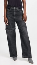 Agolde risha zip utility jean in Sin - size 24 - $131.67