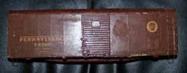 Antique Solid Wood Prr Boxcar Made 4/36 &quot;O&quot; Gauge - #78500 - Rare! - £77.87 GBP