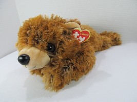 Ty Classic FUZZY Brown  Bear Montana Stuffed Animal 8&quot; W/ Tag - £11.21 GBP