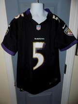 NIKE NFL On Field Baltimore Ravens # 5 Flacco Jersey Youth Size M (10/12) EUC - £17.16 GBP