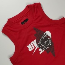 Nike Air Jordan Mens Size M Jumpman Retro Mesh Jersey Wings Red BQ8479-687 - £39.95 GBP