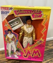 1986 Hasbro Jem and the Holograms Glitter &#39;n Gold Rio Doll w/ Cassette U... - £77.52 GBP