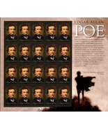 2009 42c Edgar Allan Poe, American Author, The Raven Scott 4377 Mint She... - $19.99