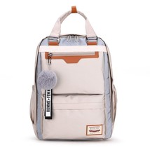 Classical Backpack Nylon Satchel Women Backpack Large 15.6 Inch Laptop Fashion S - £37.64 GBP