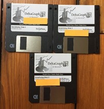 Vintage 1995 DeltaGraph 3.5 Floppy Disk Software Installation Mac Macintosh - $24.99