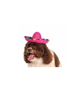 Rubie&#39;s Pet Shop Boutique  Pink Sombrero Dog Hat Size M/L - £12.61 GBP