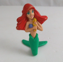Vintage Disney The Little Mermaid Ariel  3.25&quot; Collectible Mini Figure - $55.17 MXN