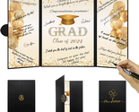 Black Gold Graduation Party Decorations, Class of 2024 Congratulations G... - £19.51 GBP