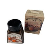 Vintage Winsor and Newton Ink Peat Brown 968 for u Calligrapy Mixed Media - £4.01 GBP