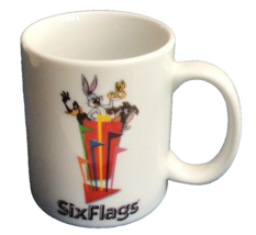 Daffy Duck Bugs Bunny Taz Looney Tunes Six Flags Magic Mountain Coffee Mug 8oz - £11.29 GBP
