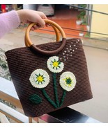 Granny square bag, Crochet bag, Boho bag, colorful bag, crossbody bag (b... - €118,07 EUR