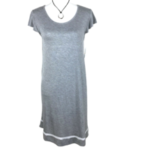 Ellen Tracy Women&#39;s Sleapwear Size S Gray Nightgown With Cap Sleeves - £29.77 GBP