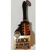 Conair Hair Brush Quick Blow Dry Pro Copper Collection Round Barrel - $6.92