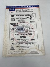 De Kalb County Missouri Directory 1976  Maps Family History Vintage Ads - $263.24 MXN