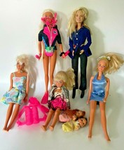 Vintage Lot of 5 Ocean Friends Barbie Scuba Diver Brittany, +3 Barbie Dolls BD7 - £37.54 GBP