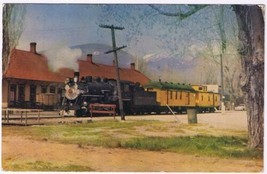 Postcard Virginia &amp; Truckee Train In Its Last Trip Nevada - $3.45