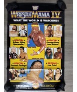 Original 1988 WWF Wrestle Mania IV Video Release Poster 24x35 Hogan Sava... - $10,925.39 MXN