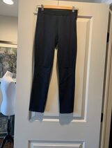  SANDRO Paris Pull on Navy Blue Striped Skinny Pant SZ 3 EUC - $58.41