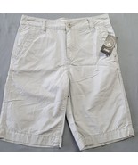 Seeded Sewn Rainier Men Shorts Size 28 Gray Preppy Chino Flat Front Clas... - £13.44 GBP