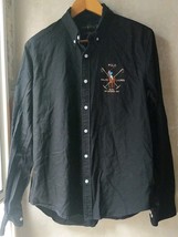 Polo Ralph Lauren Long Sleeve Button Up Shirt Heritage Prep Black XL 44 G - $28.85