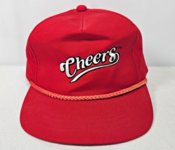 Vintage Cheers Red Rope Top Strapback Hat Cap - $11.99