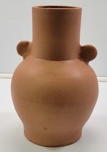 M) Large Pottery Decorative Flower Vase Jug 11&quot; Tall Home Décor - £14.80 GBP