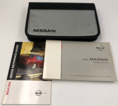 2004 Nissan Maxima Owners Manual Handbook Set with Case OEM B04B22021 - $8.99