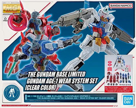 Mg The Gundam Base Limited Gundam AGE-1 Wear System Set [Clear Color] - Nib - £101.75 GBP
